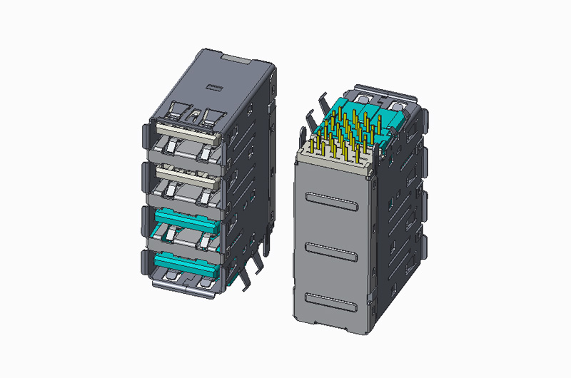 USB 3.1+3.0 AF 四层 90度 DIP H32.49
